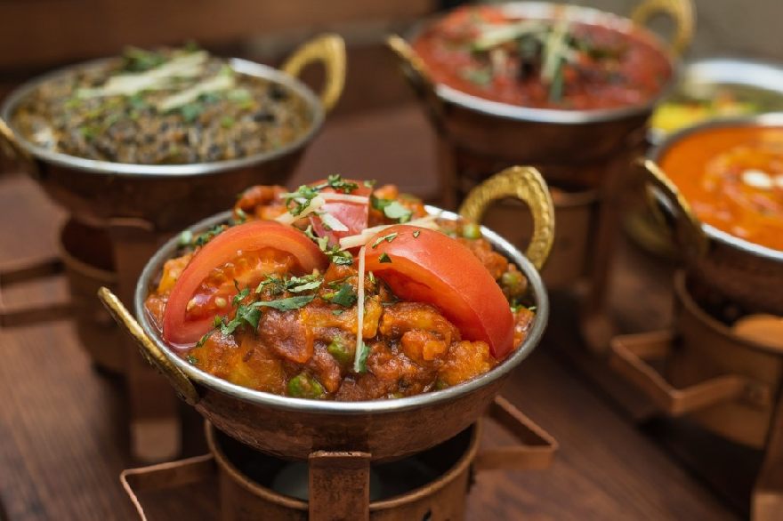 Indisches Essen, indisches Curry, asiatisch